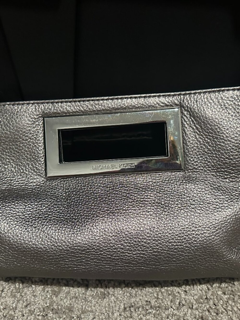 Michael Kors Silver Clutch